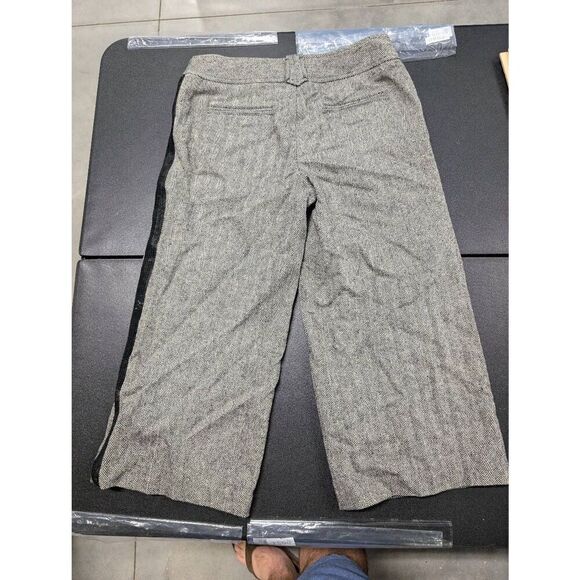 ANN TAYLOR LOFT Herringbone Blazer Wool Silk Blend Dark Academia Petite 2 - Picture 11 of 11